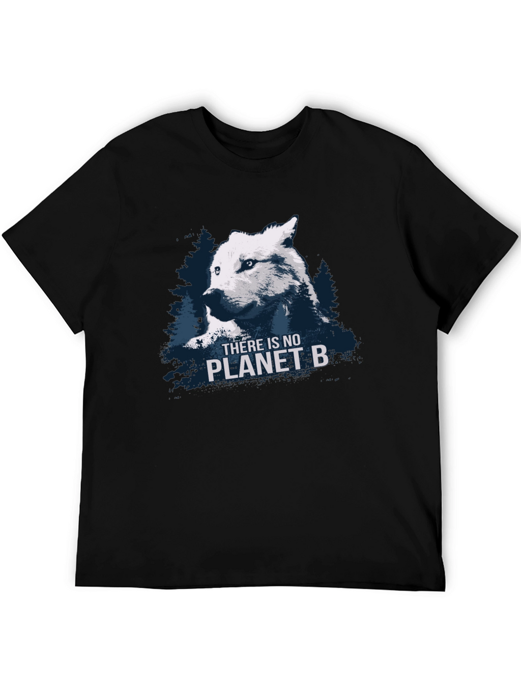 Wolf Planet B Black Graphic T-Shirt