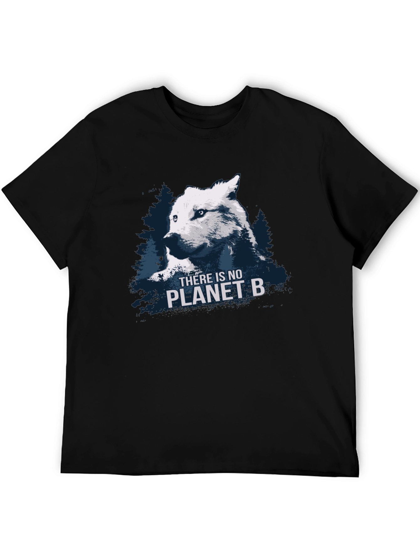 Wolf Planet B Black Graphic T-Shirt
