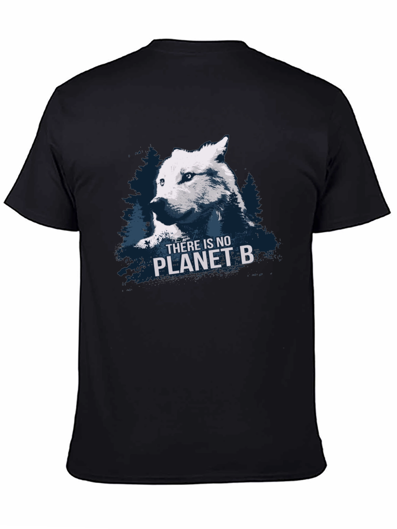 Wolf Planet B Black Graphic T-Shirt