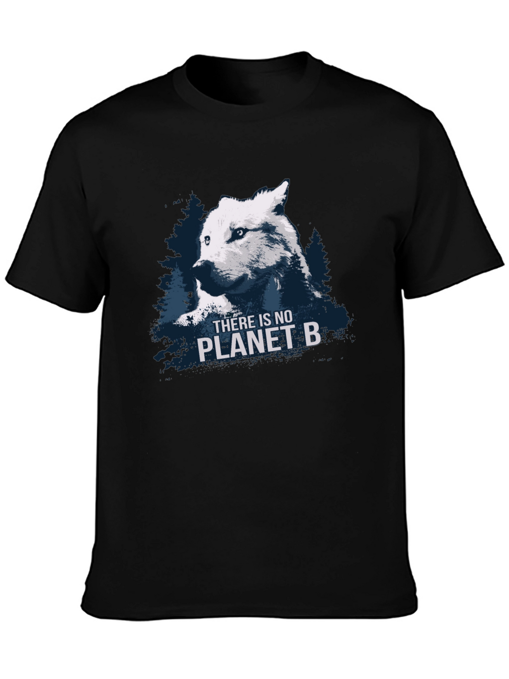Wolf Planet B Black Graphic T-Shirt