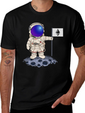 Astronaut Ethereum Moon Landing T-Shirt