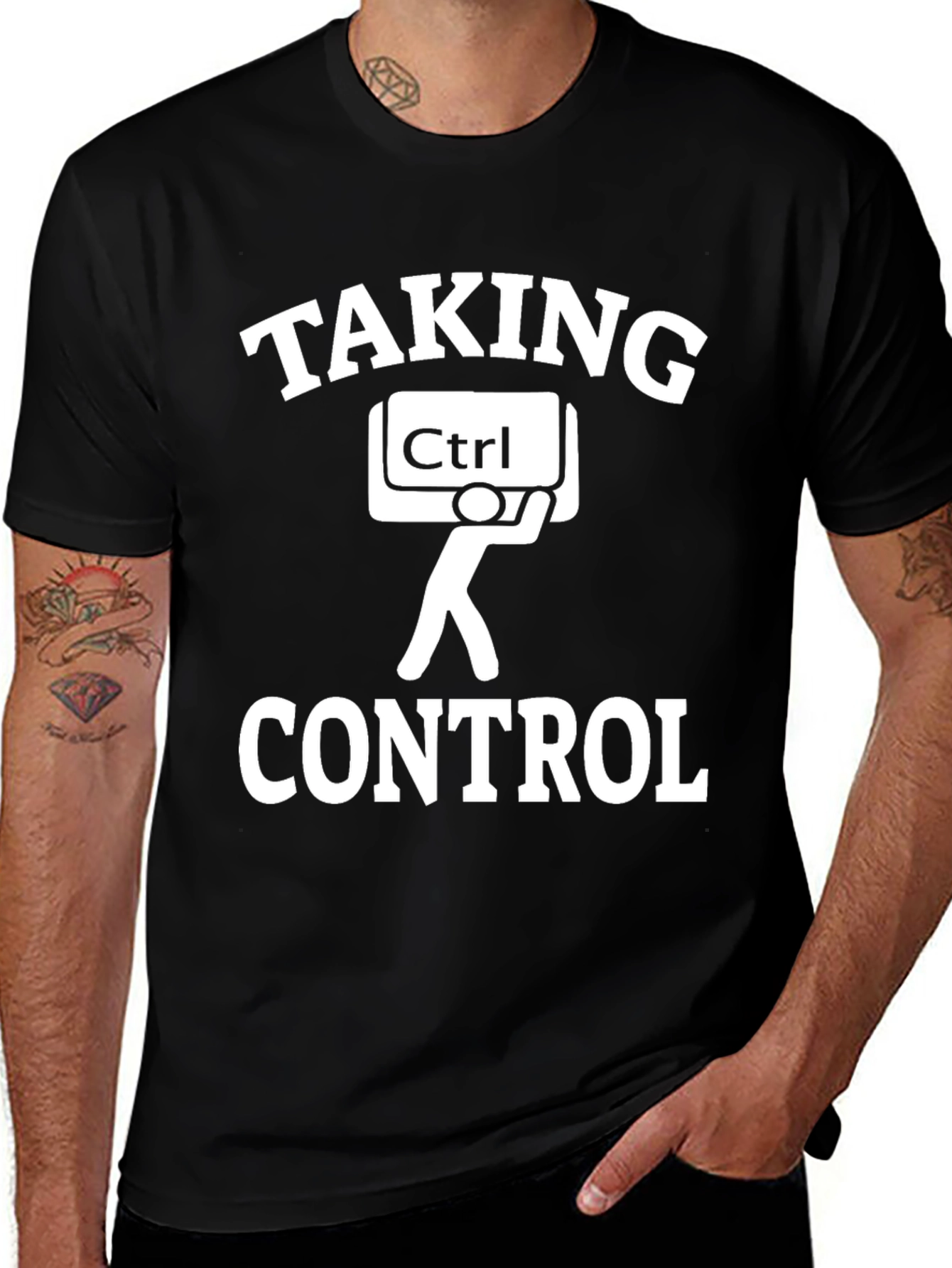 Taking Control T-Shirt Funny Programmer Humor Tee