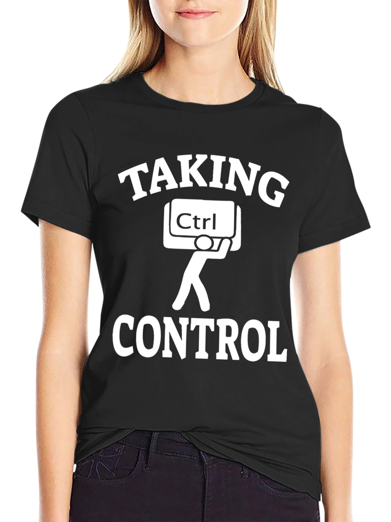 Taking Control T-Shirt Funny Programmer Humor Tee