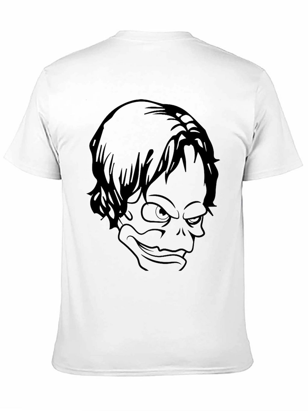 Mens Black T-Shirt with Graphic Print