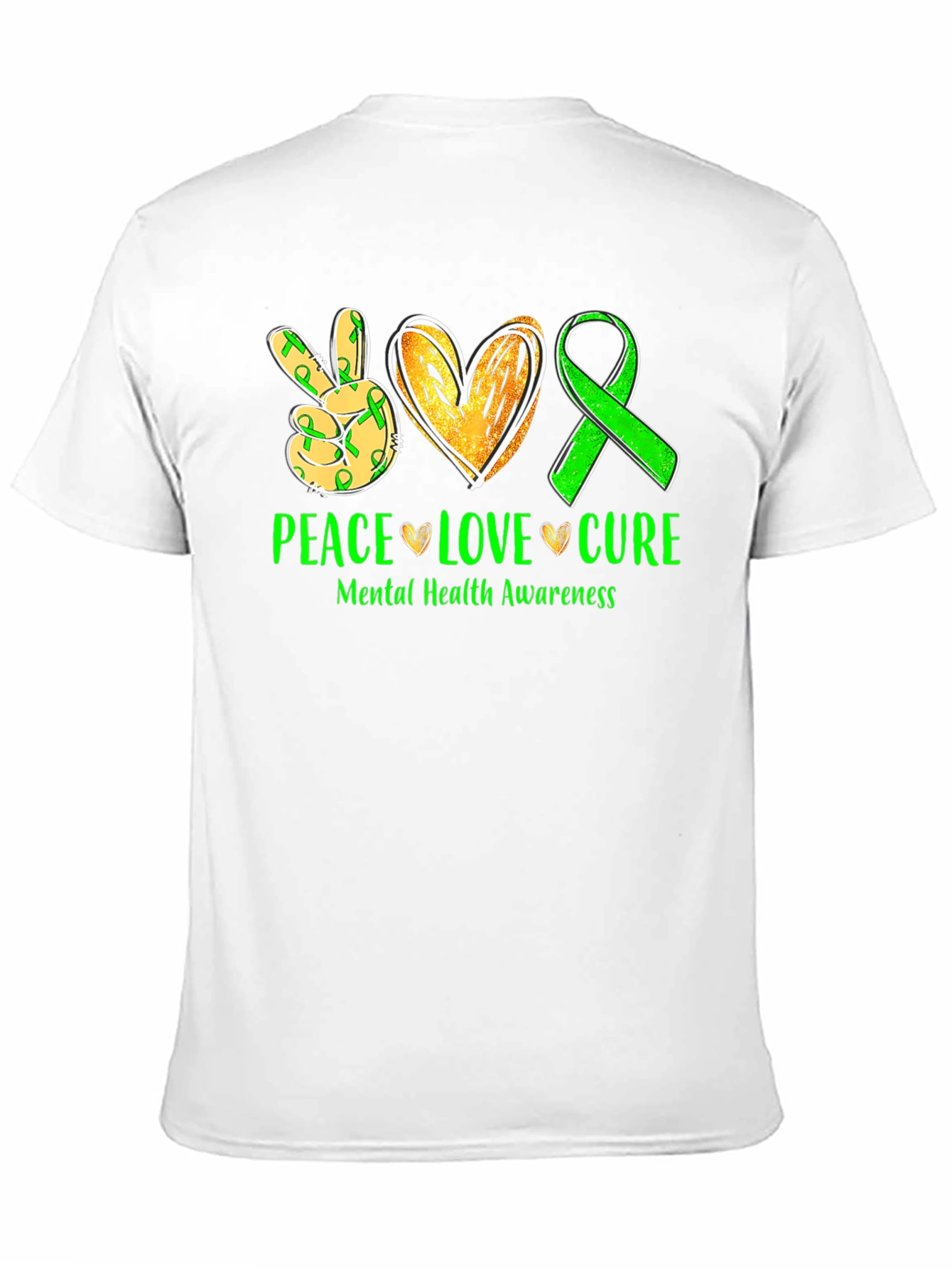 Mental Health Awareness T-Shirt - Peace Love Cure