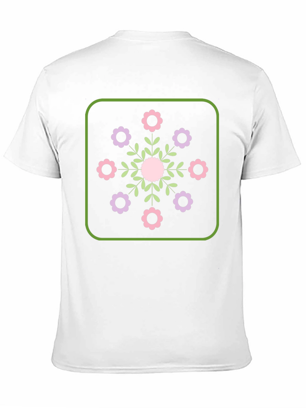 Floral Graphic T-Shirt - Stylish Round Neck Tee