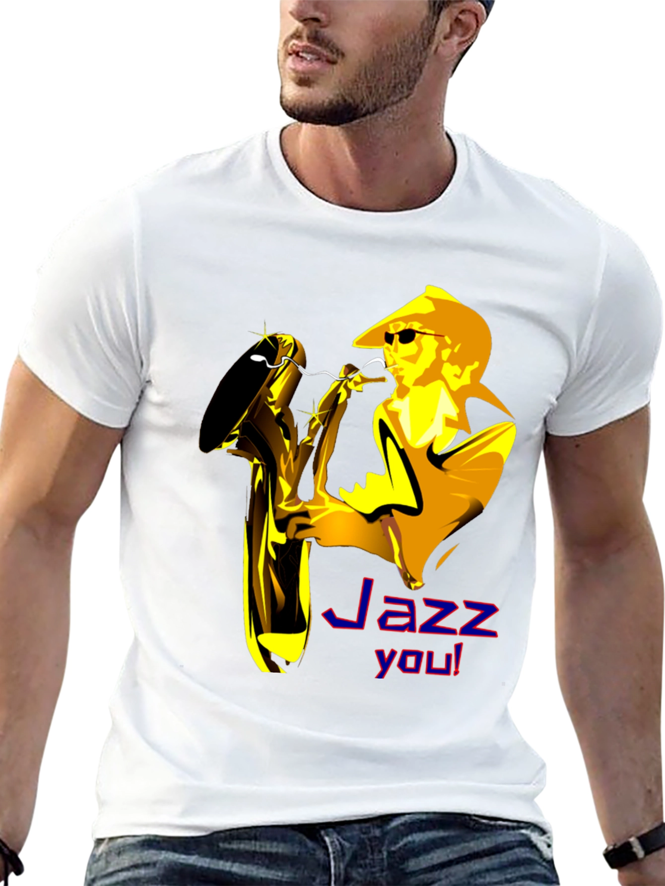 Jazz Musician Graphic Tee