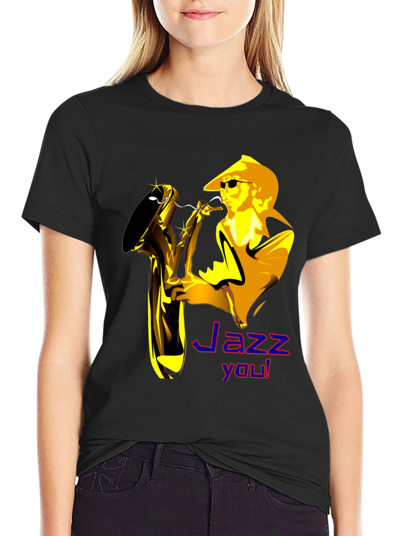 Jazz Musician Graphic Tee