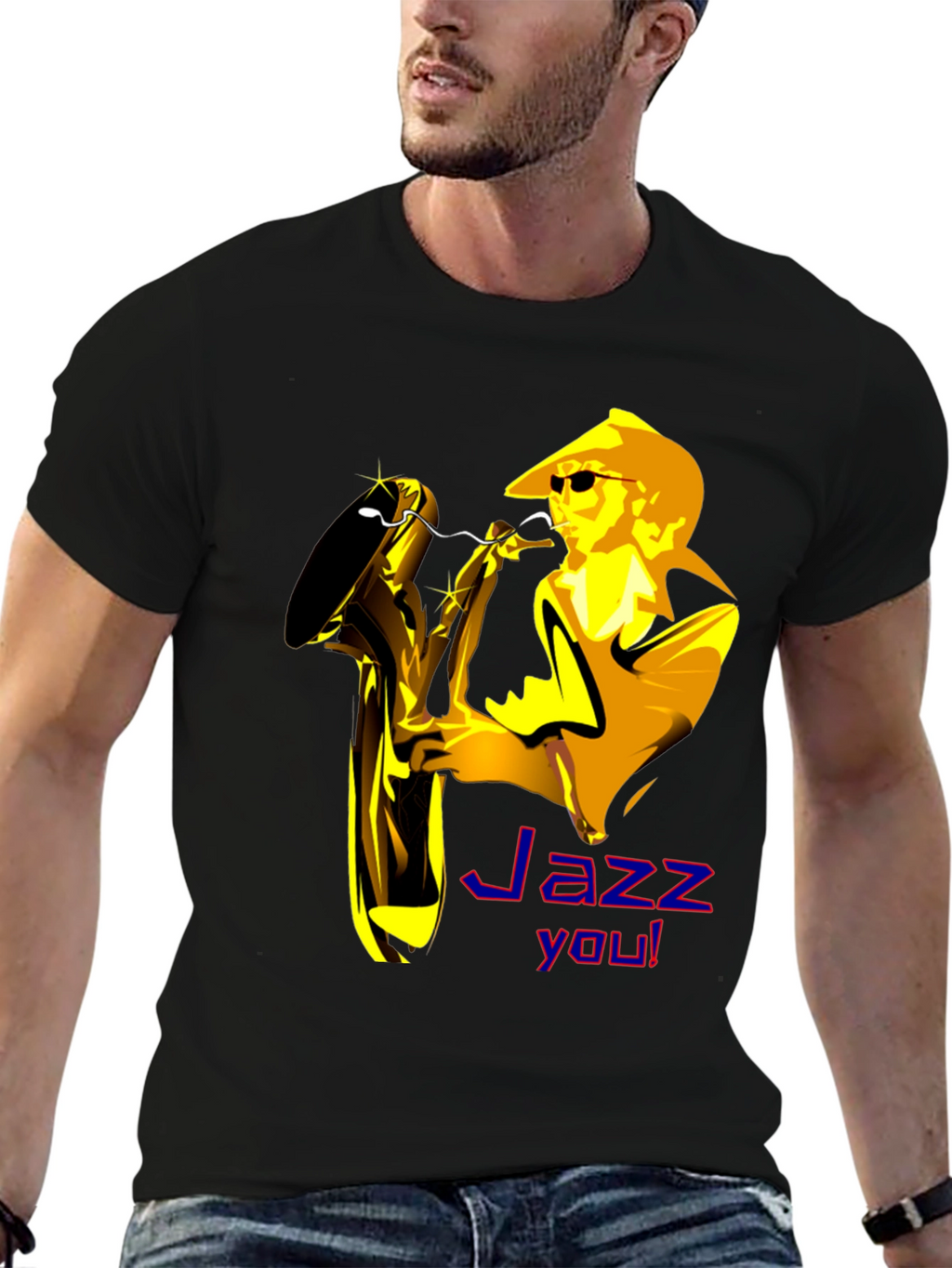Jazz Musician Graphic Tee