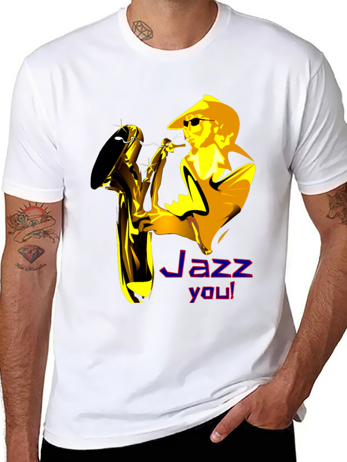 Jazz Musician Graphic Tee