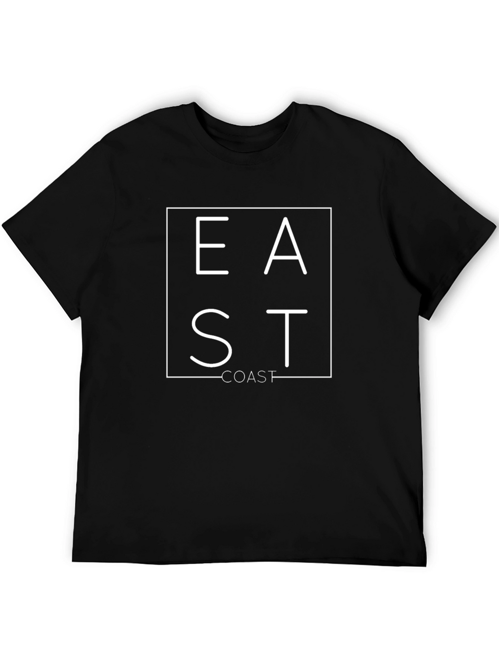 East Coast Graphic Tee - Modern Square Design