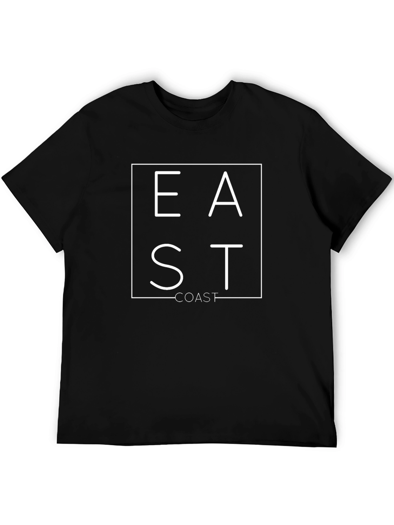 East Coast Graphic Tee - Modern Square Design