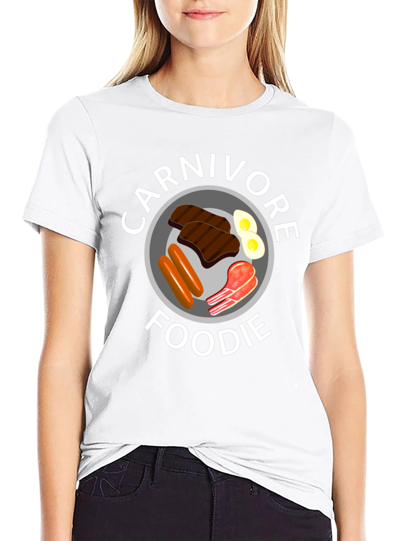 Carnivore Foodie Black T-Shirt - Meat Lover Tee
