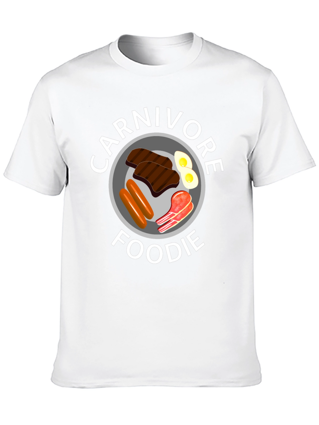 Carnivore Foodie Black T-Shirt - Meat Lover Tee