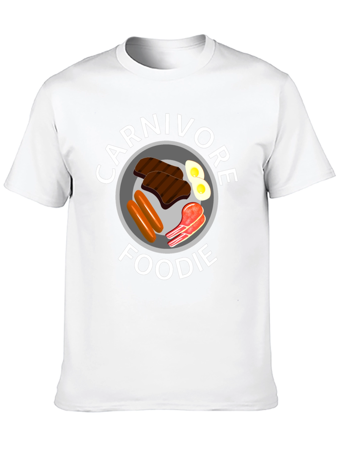 Carnivore Foodie Black T-Shirt - Meat Lover Tee