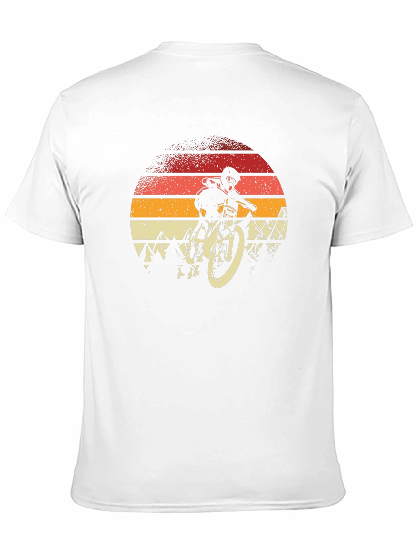 Mountain Bike Sunset Graphic Tee - Biker Style