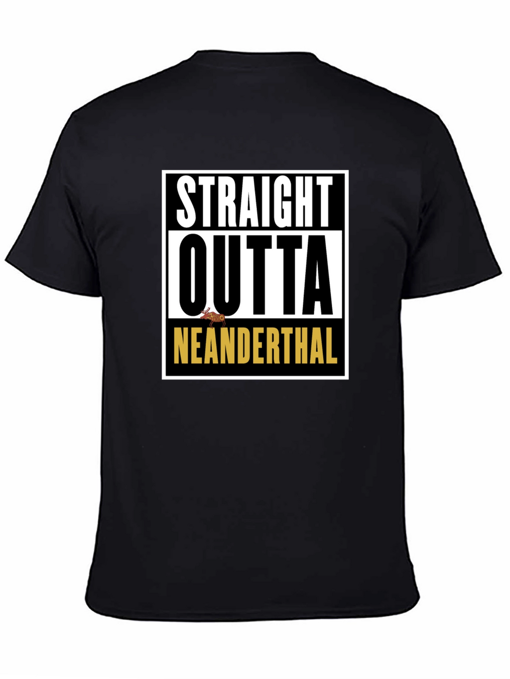 Straight Outta Neanderthal Graphic T-Shirt