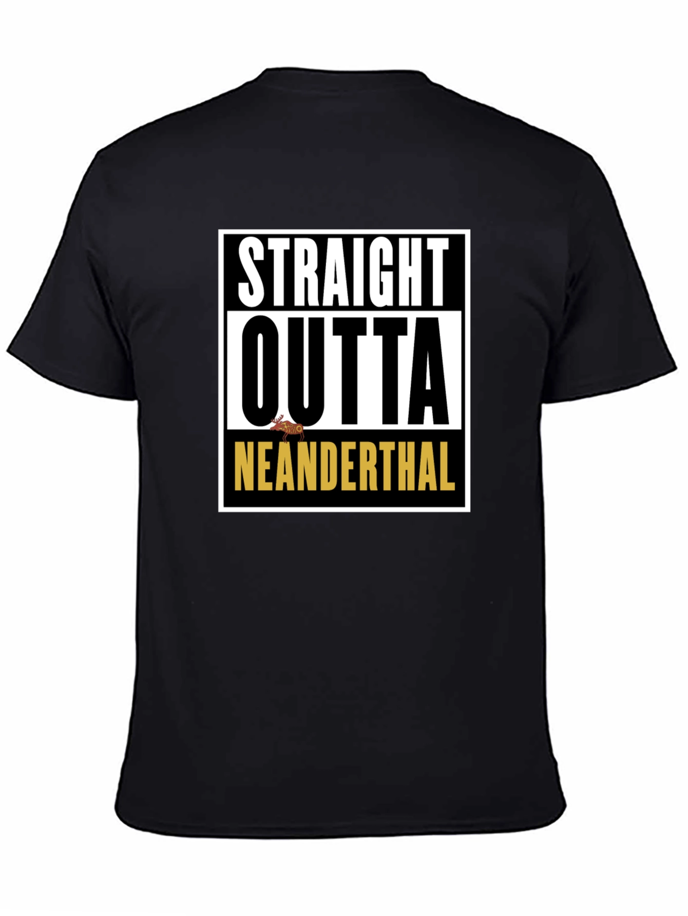 Straight Outta Neanderthal Graphic T-Shirt