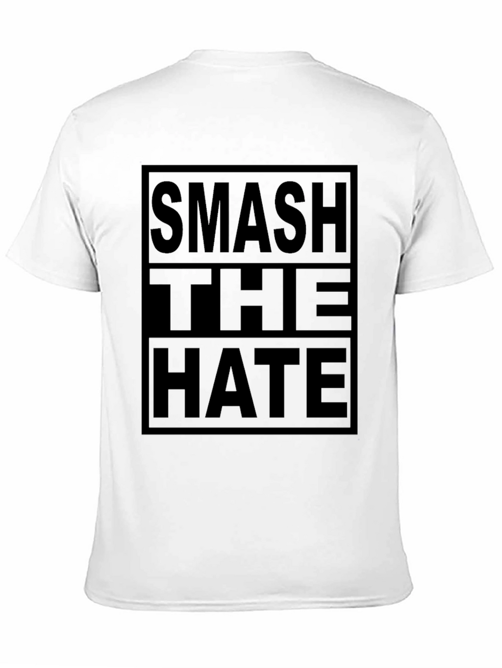 Smash The Hate Black Graphic T-Shirt
