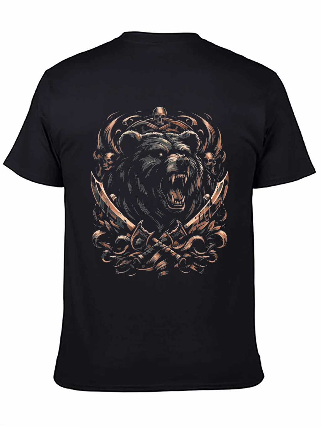 Bear Warrior Black T-Shirt