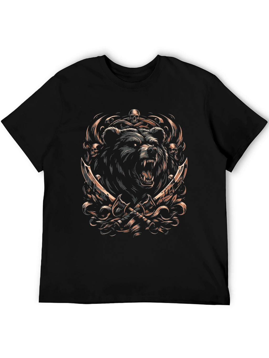 Bear Warrior Black T-Shirt