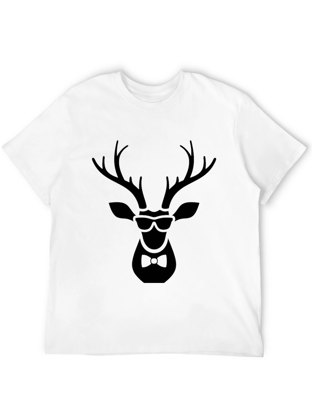 Cool Deer Graphic Tee - Stylish Animal Print T-Shirt