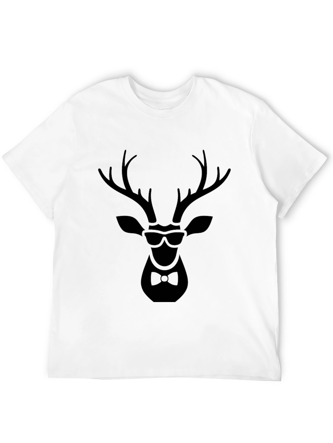 Cool Deer Graphic Tee - Stylish Animal Print T-Shirt