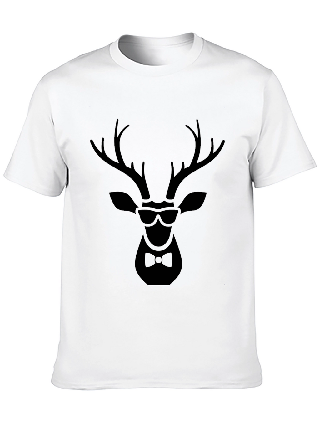 Cool Deer Graphic Tee - Stylish Animal Print T-Shirt
