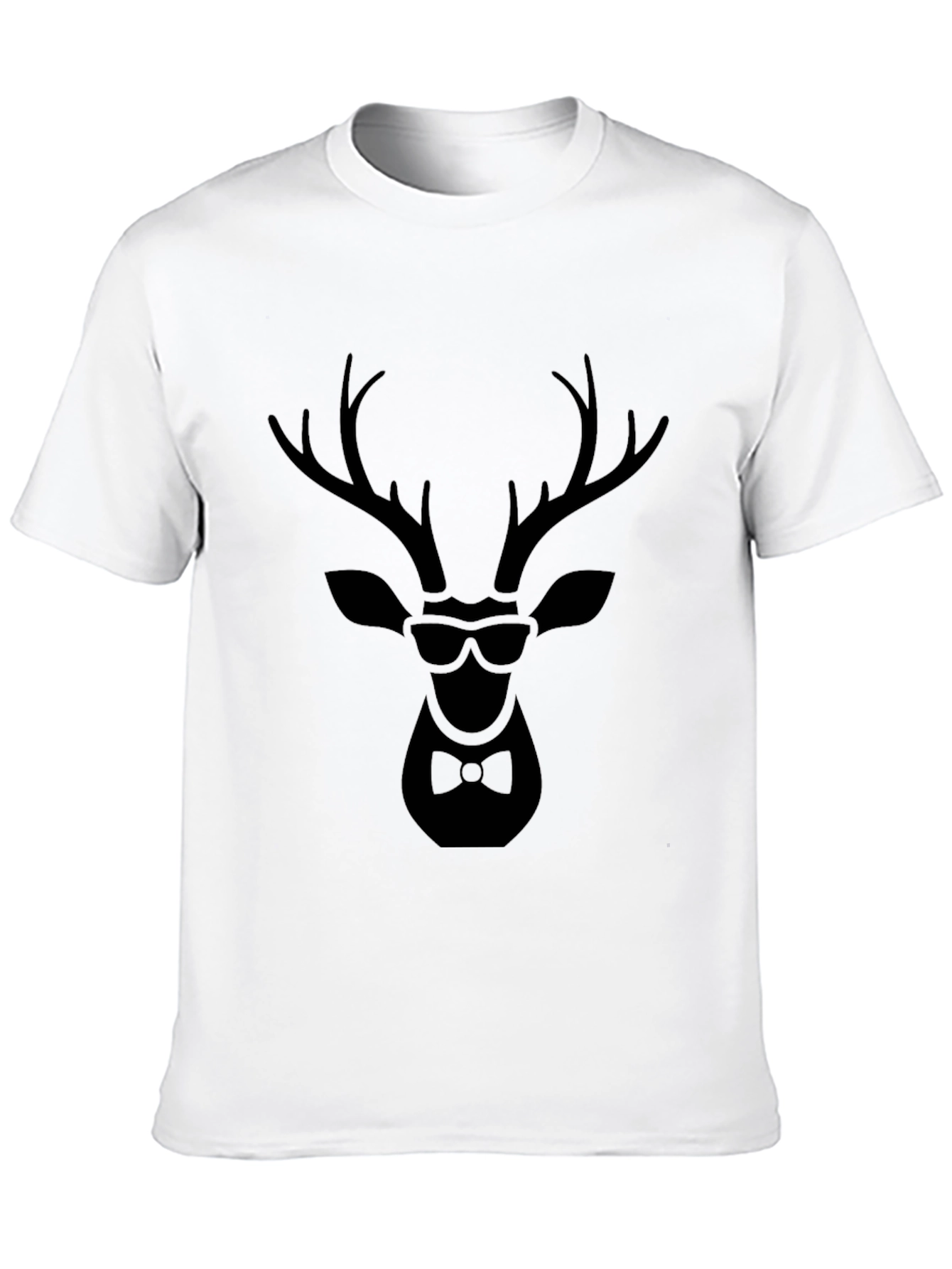 Cool Deer Graphic Tee - Stylish Animal Print T-Shirt