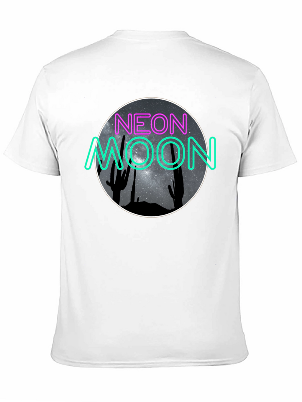 Neon Moon Graphic Tee - Desert Night Sky