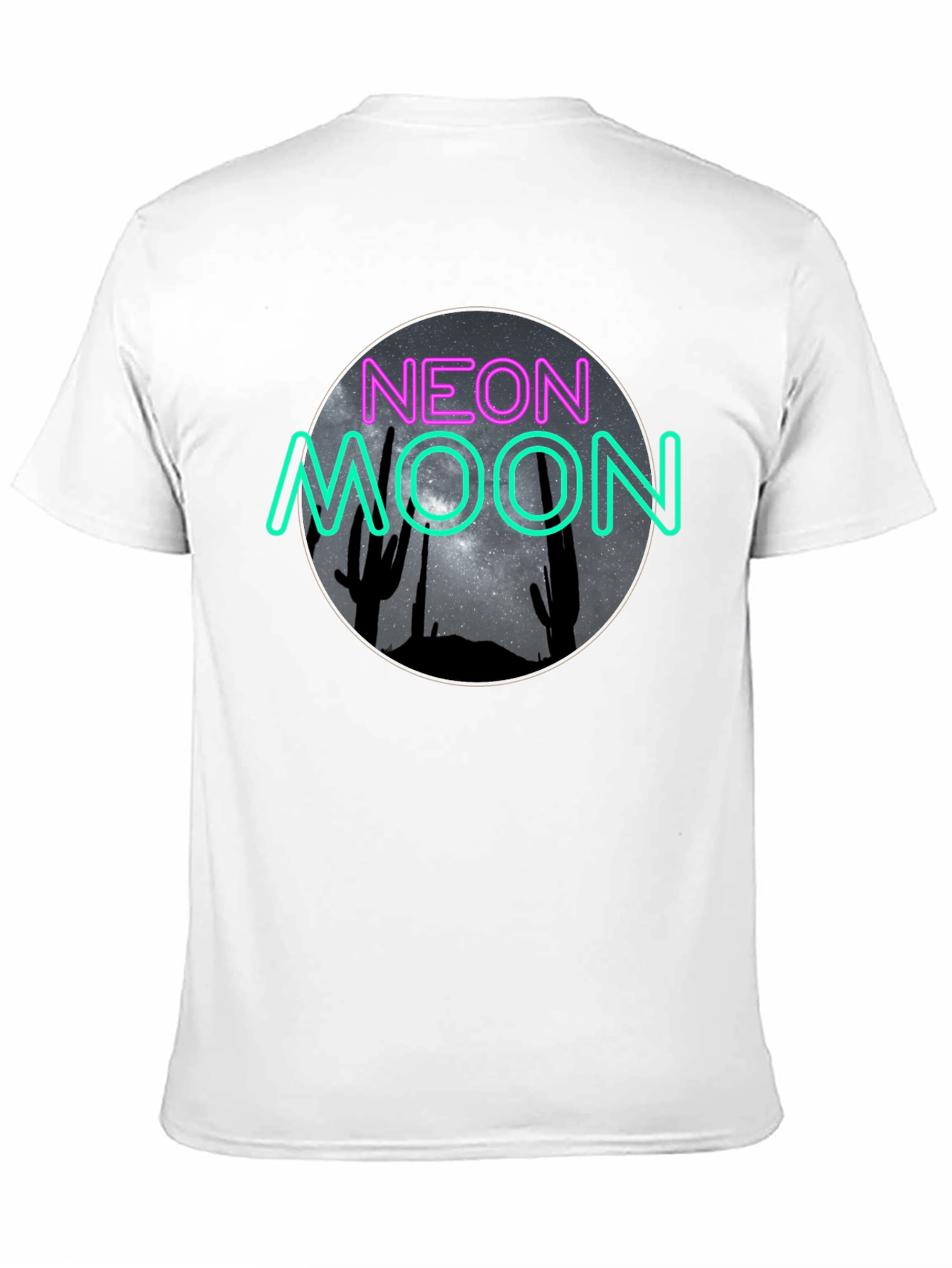 Neon Moon Graphic Tee - Desert Night Sky