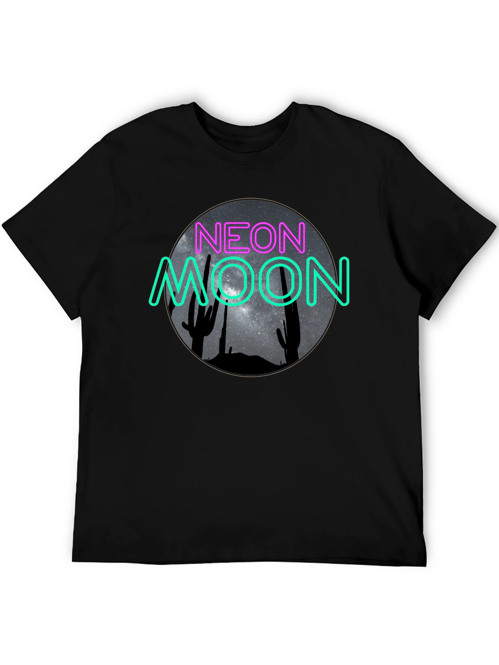 Neon Moon Graphic Tee - Desert Night Sky