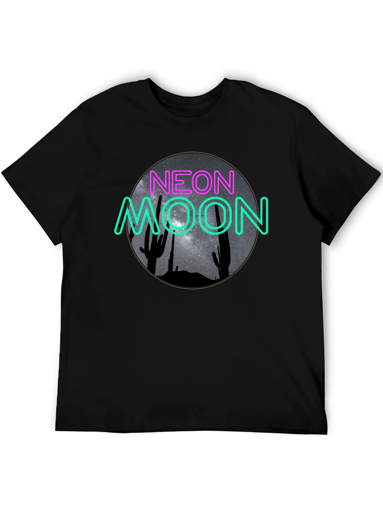 Neon Moon Graphic Tee - Desert Night Sky