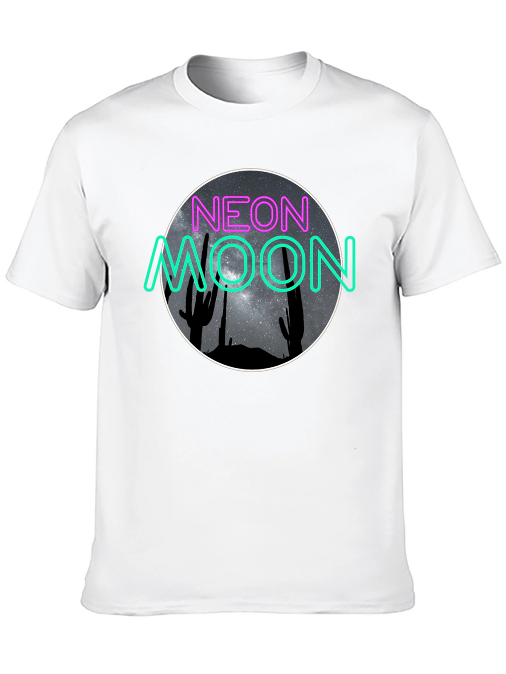 Neon Moon Graphic Tee - Desert Night Sky