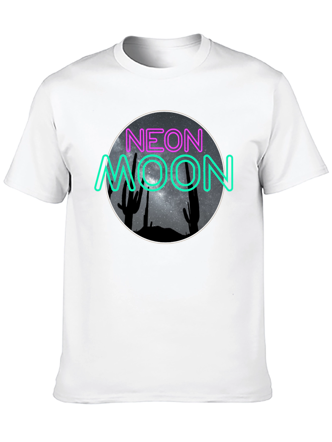 Neon Moon Graphic Tee - Desert Night Sky