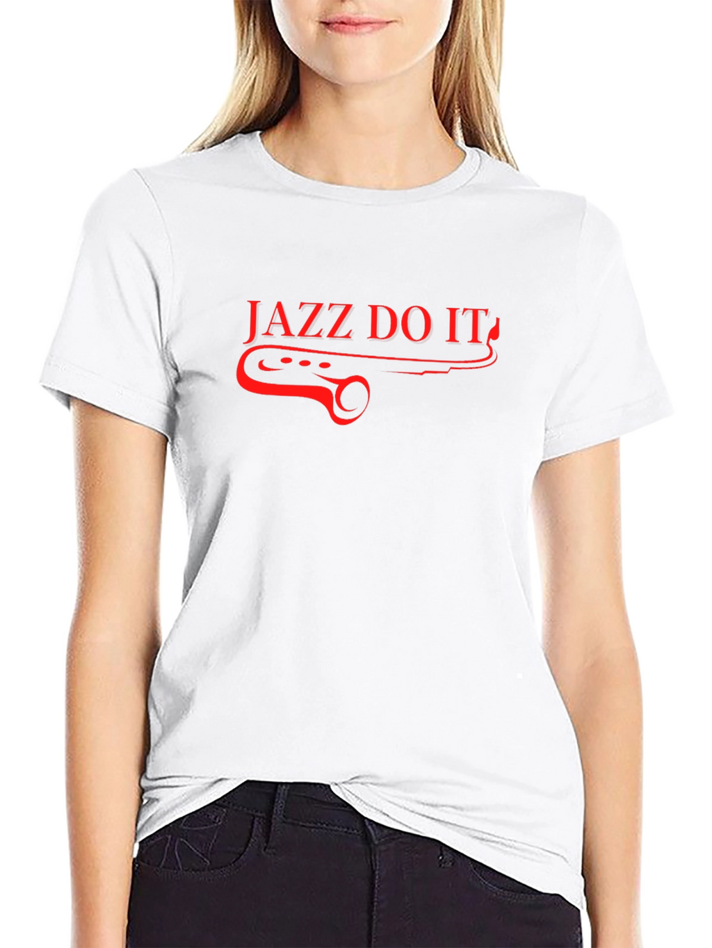 Jazz Do It Graphic Tee - Black Cotton T-Shirt