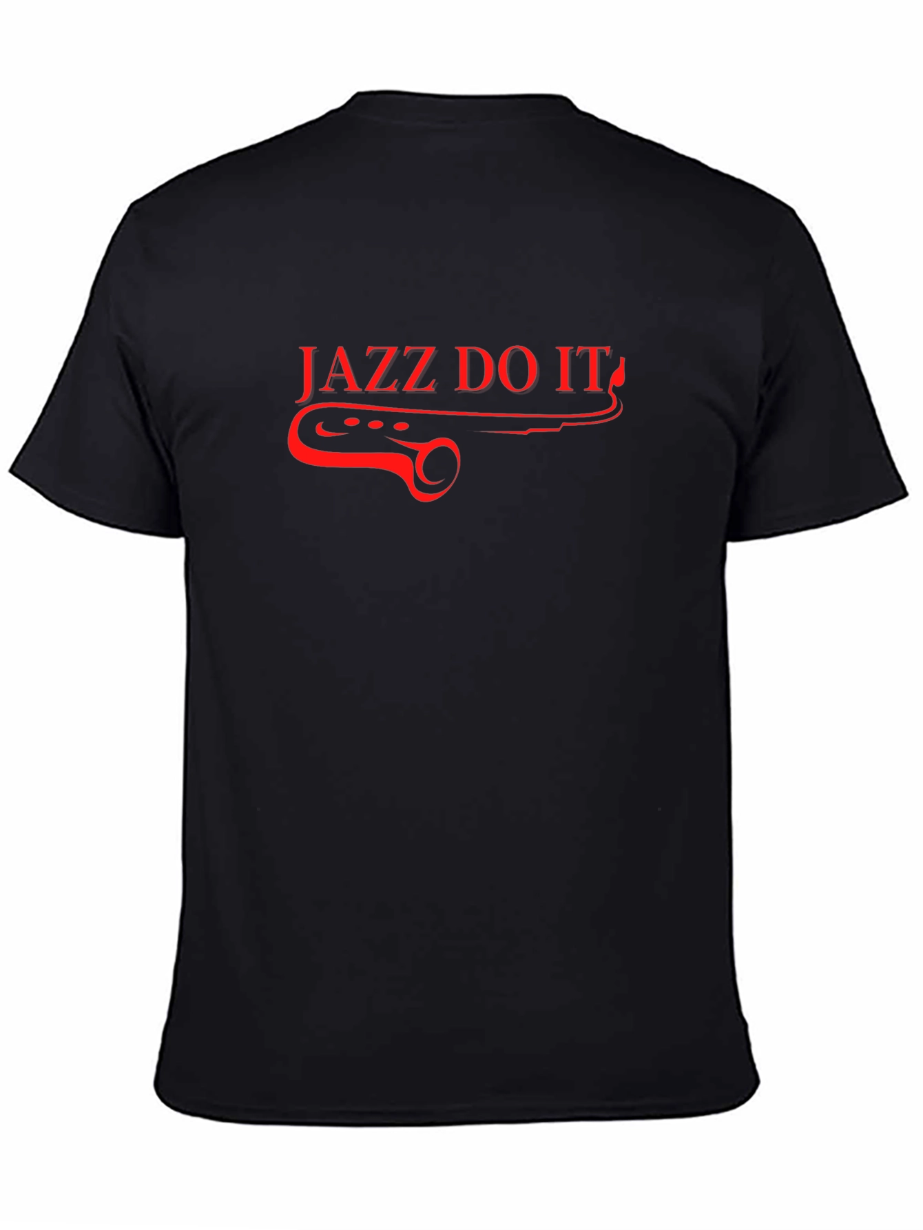 Jazz Do It Graphic Tee - Black Cotton T-Shirt