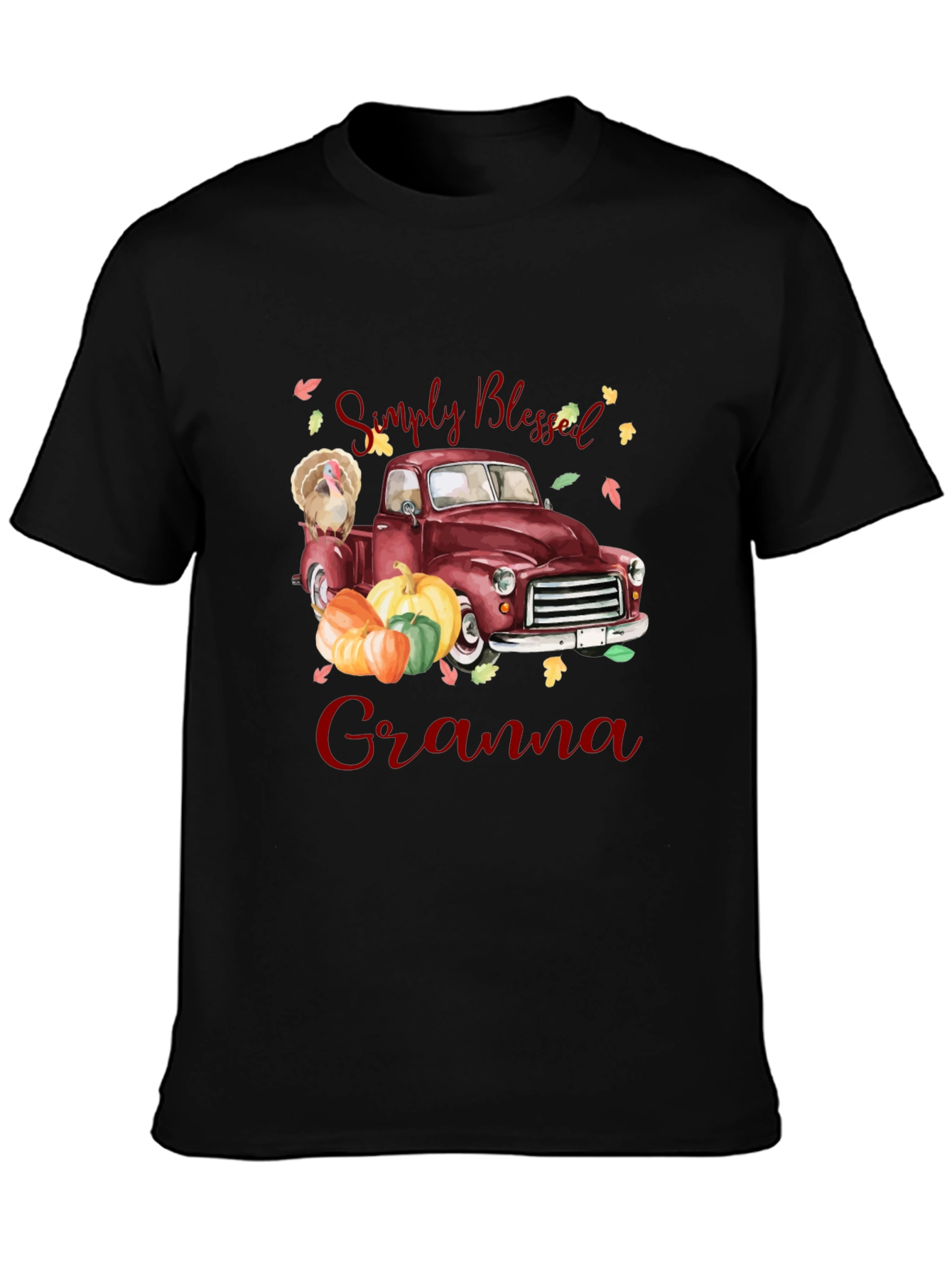 Simply Blessed Grandma Thanksgiving T-Shirt