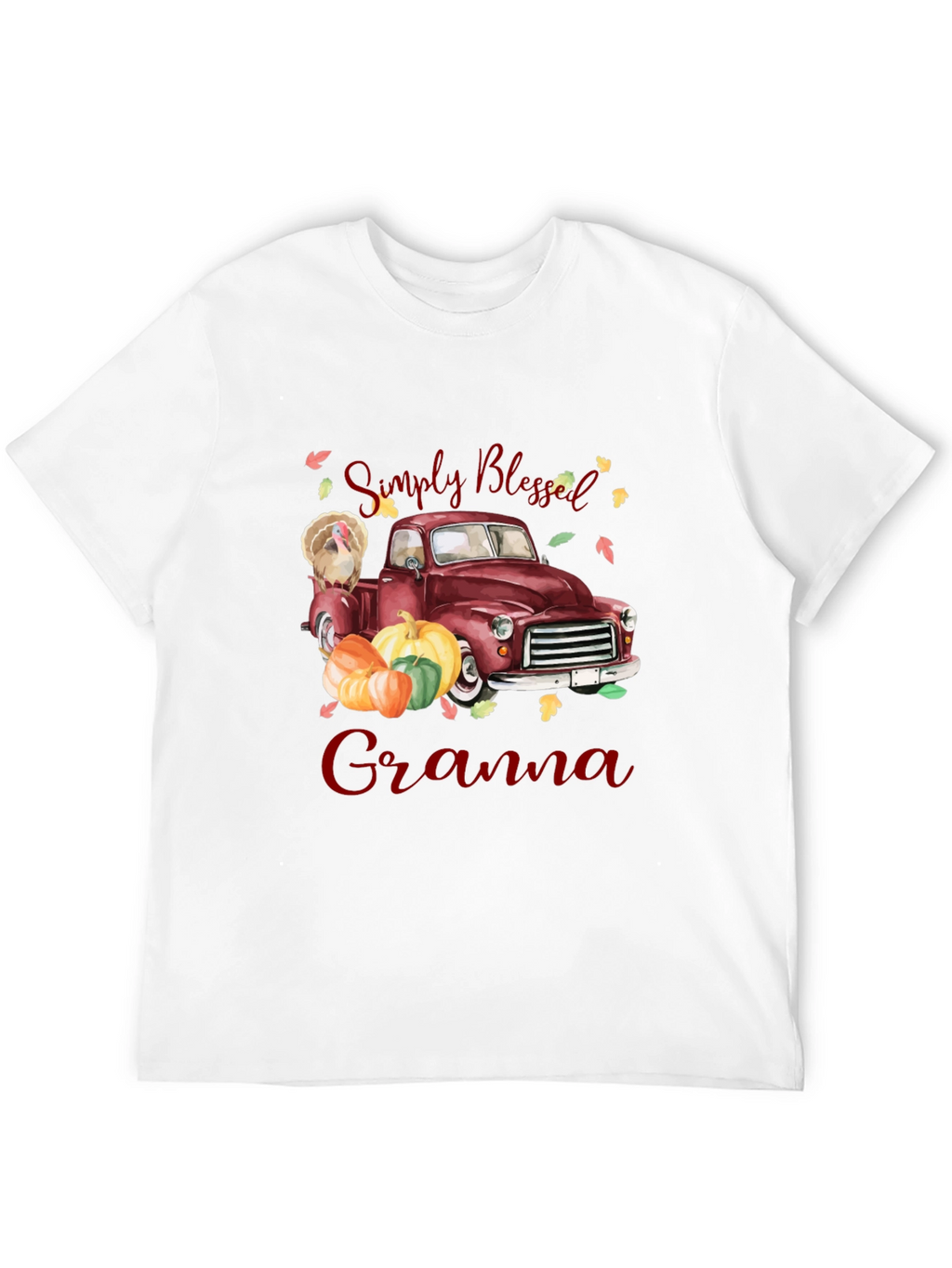 Simply Blessed Grandma Thanksgiving T-Shirt