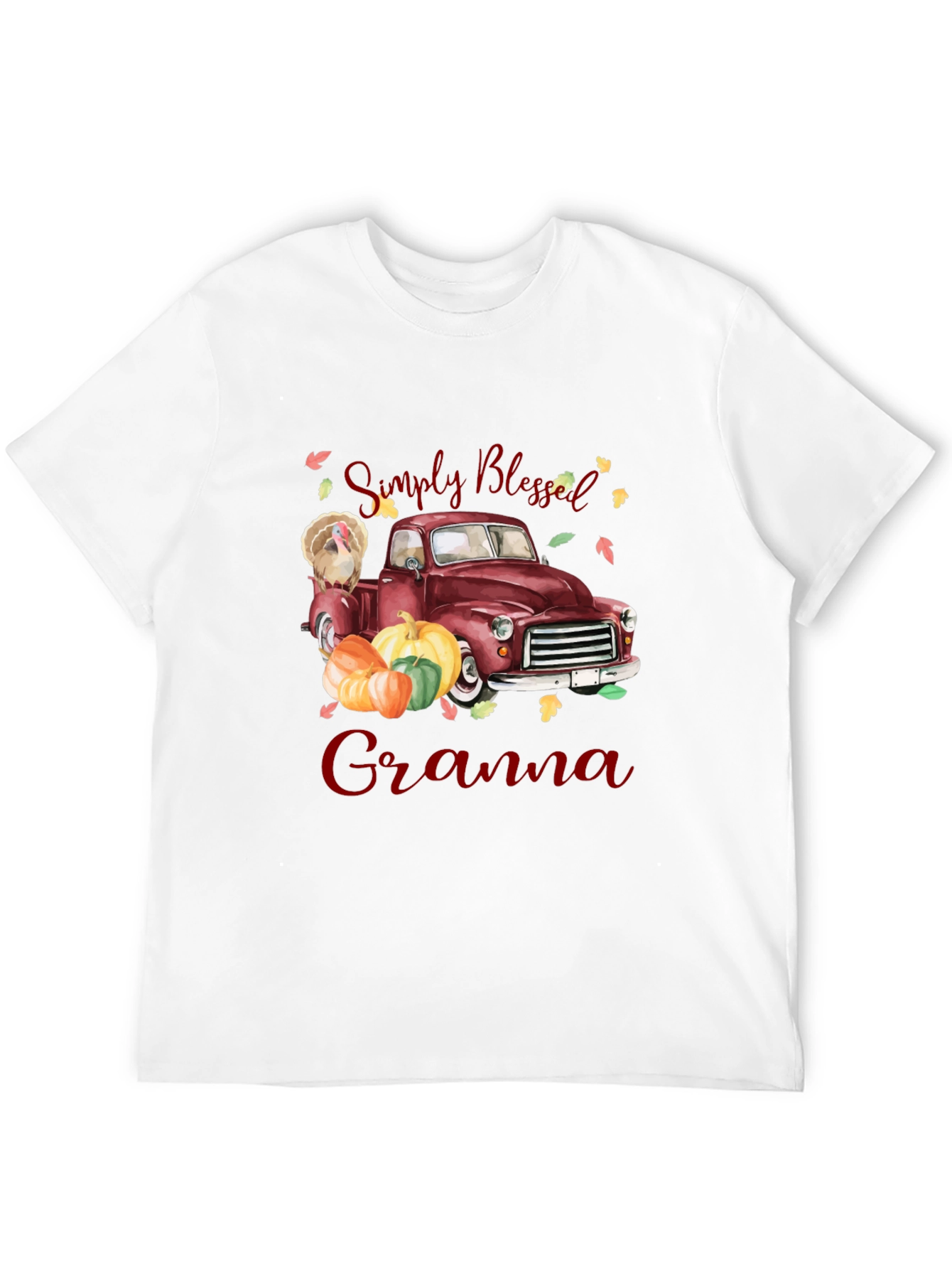 Simply Blessed Grandma Thanksgiving T-Shirt