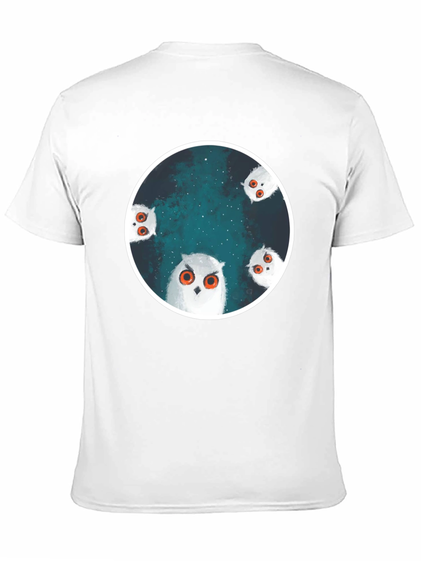 Owl Constellation Graphic Tee - Stylish Black T-Shirt