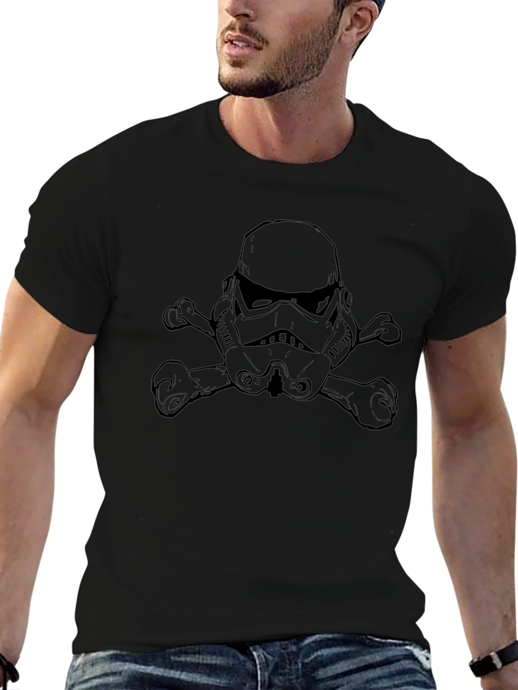 Stormtrooper Skull and Crossbones T-Shirt