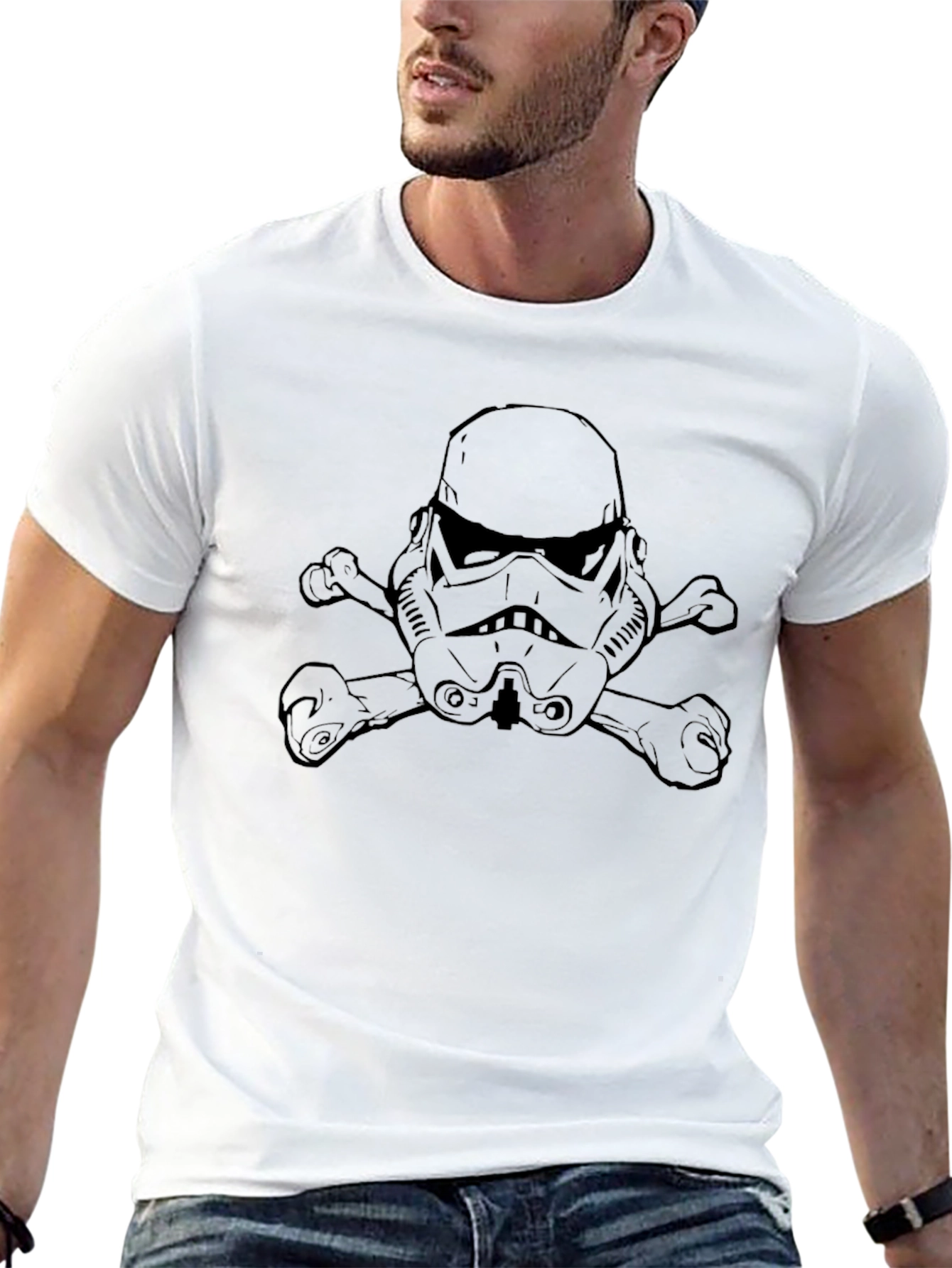 Stormtrooper Skull and Crossbones T-Shirt