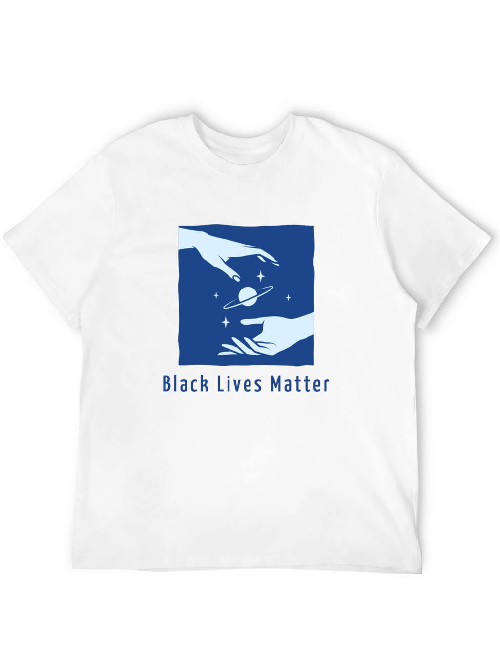 Black Lives Matter Graphic Tee - Celestial Hands Design