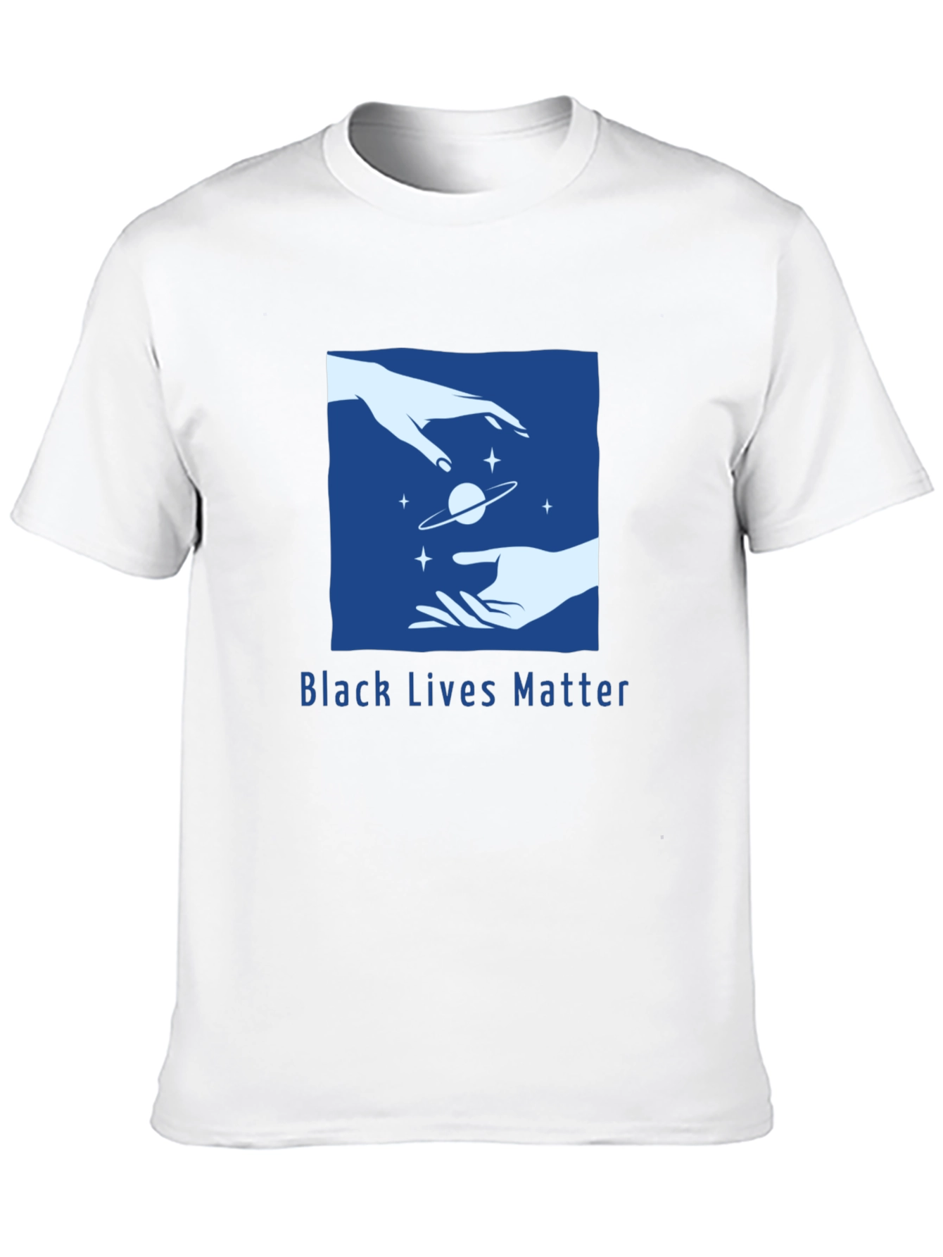 Black Lives Matter Graphic Tee - Celestial Hands Design