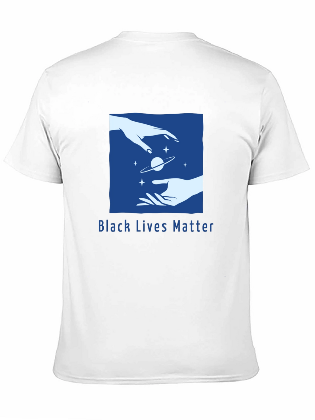Black Lives Matter Graphic Tee - Celestial Hands Design