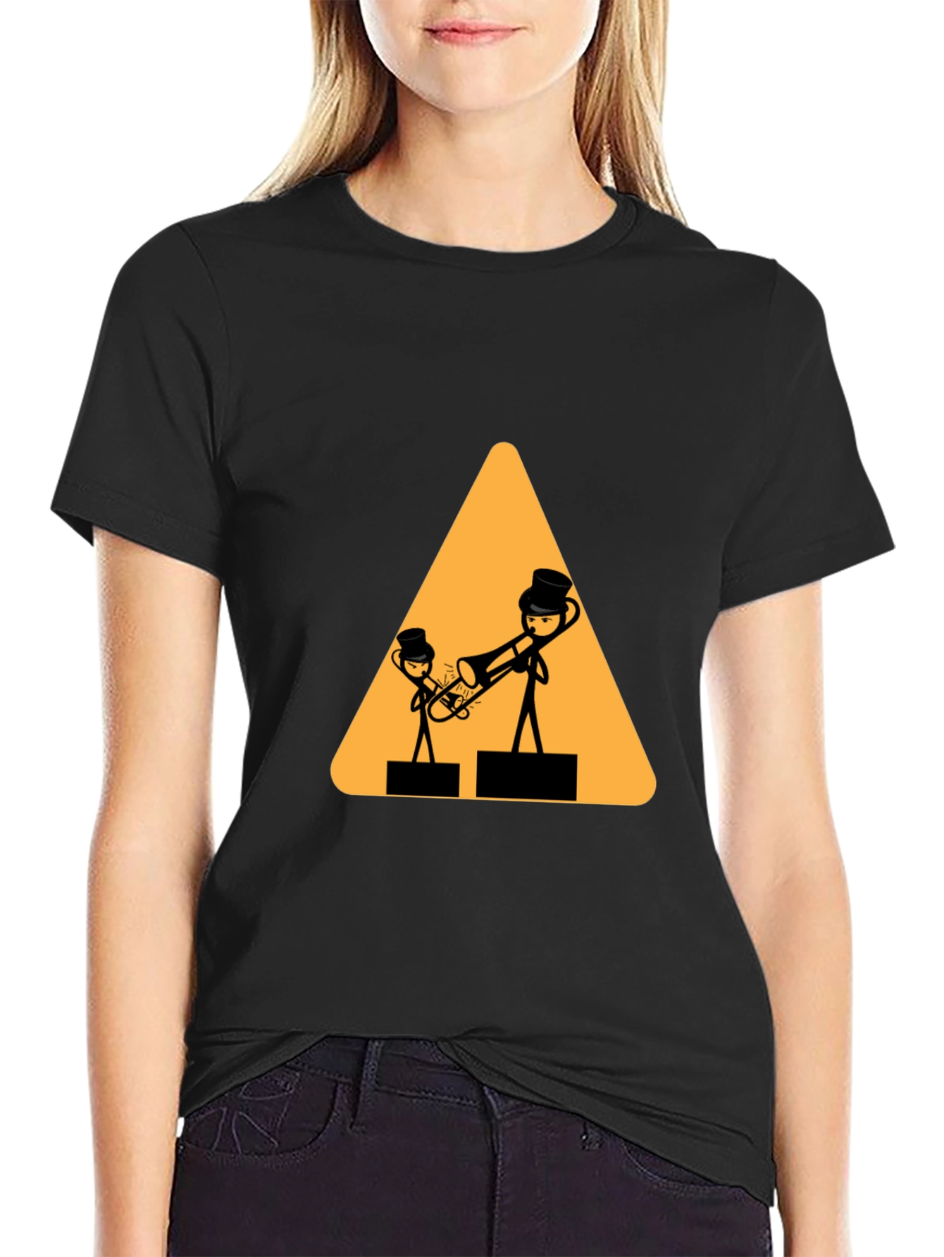 Novelty Musician Graphic T-Shirt