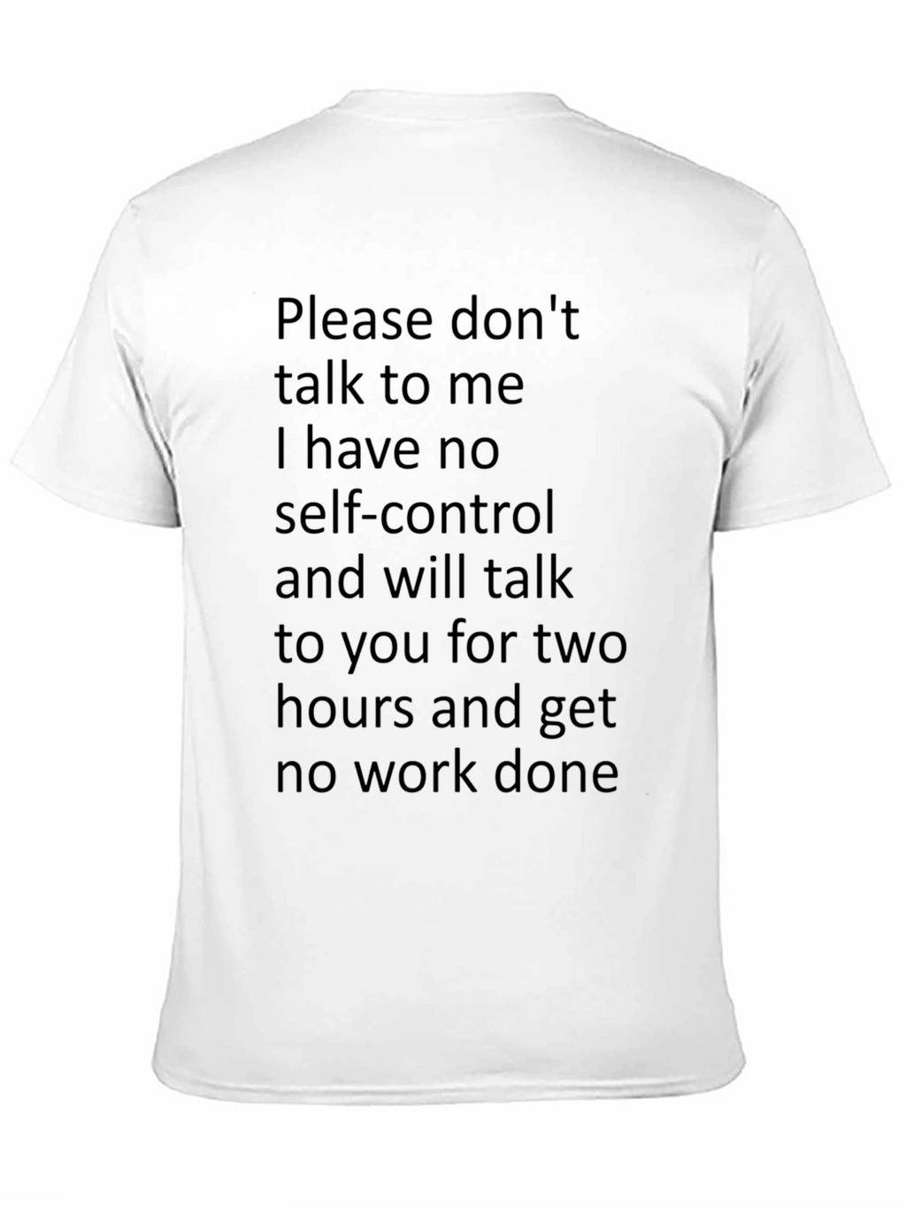 Funny Self-Control T-Shirt