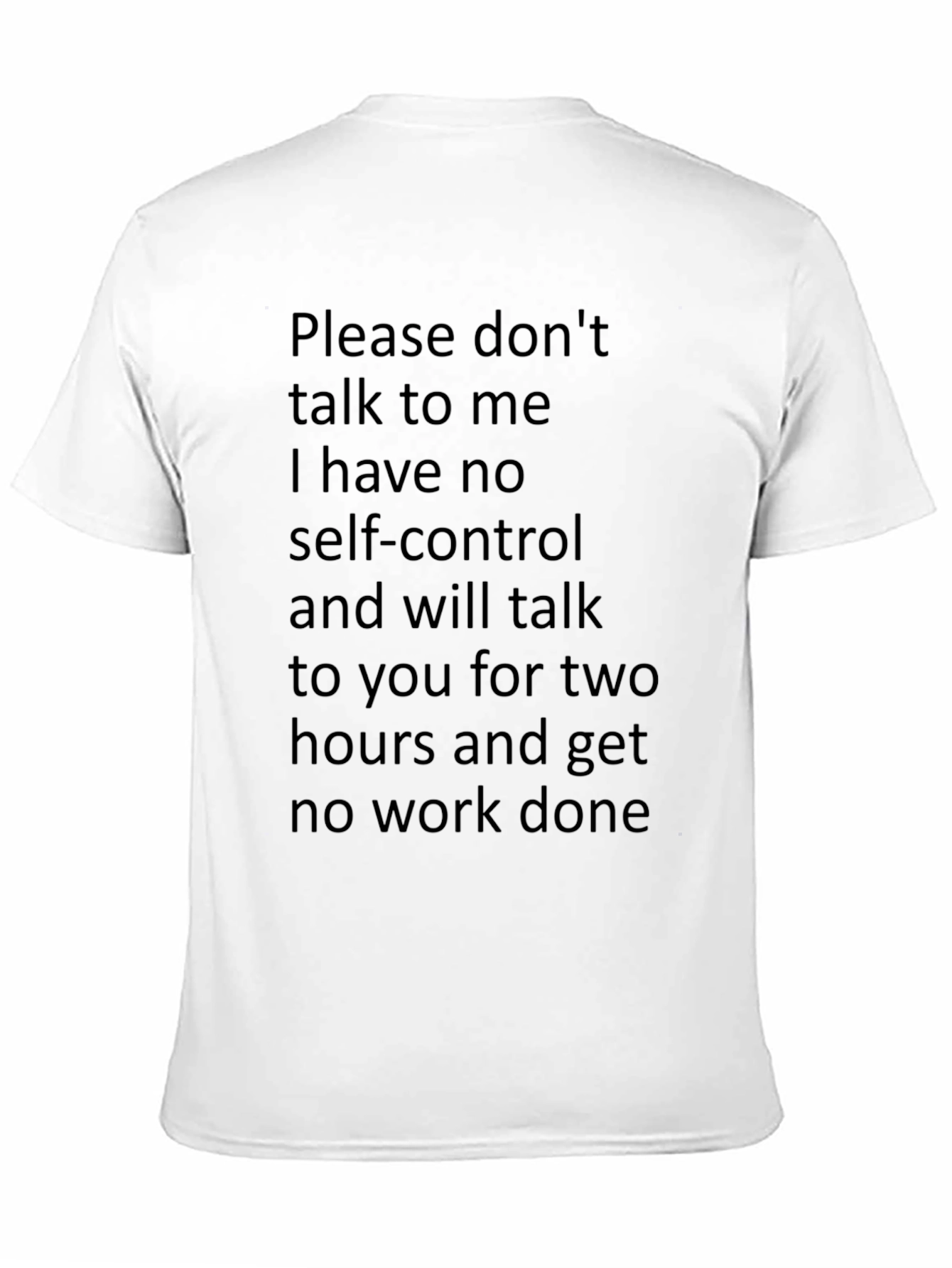 Funny Self-Control T-Shirt