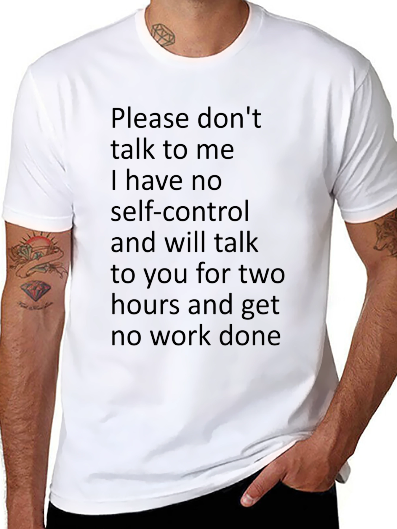 Funny Self-Control T-Shirt